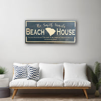 Custom Beach House Sign - Carolina Wood Sign Co.