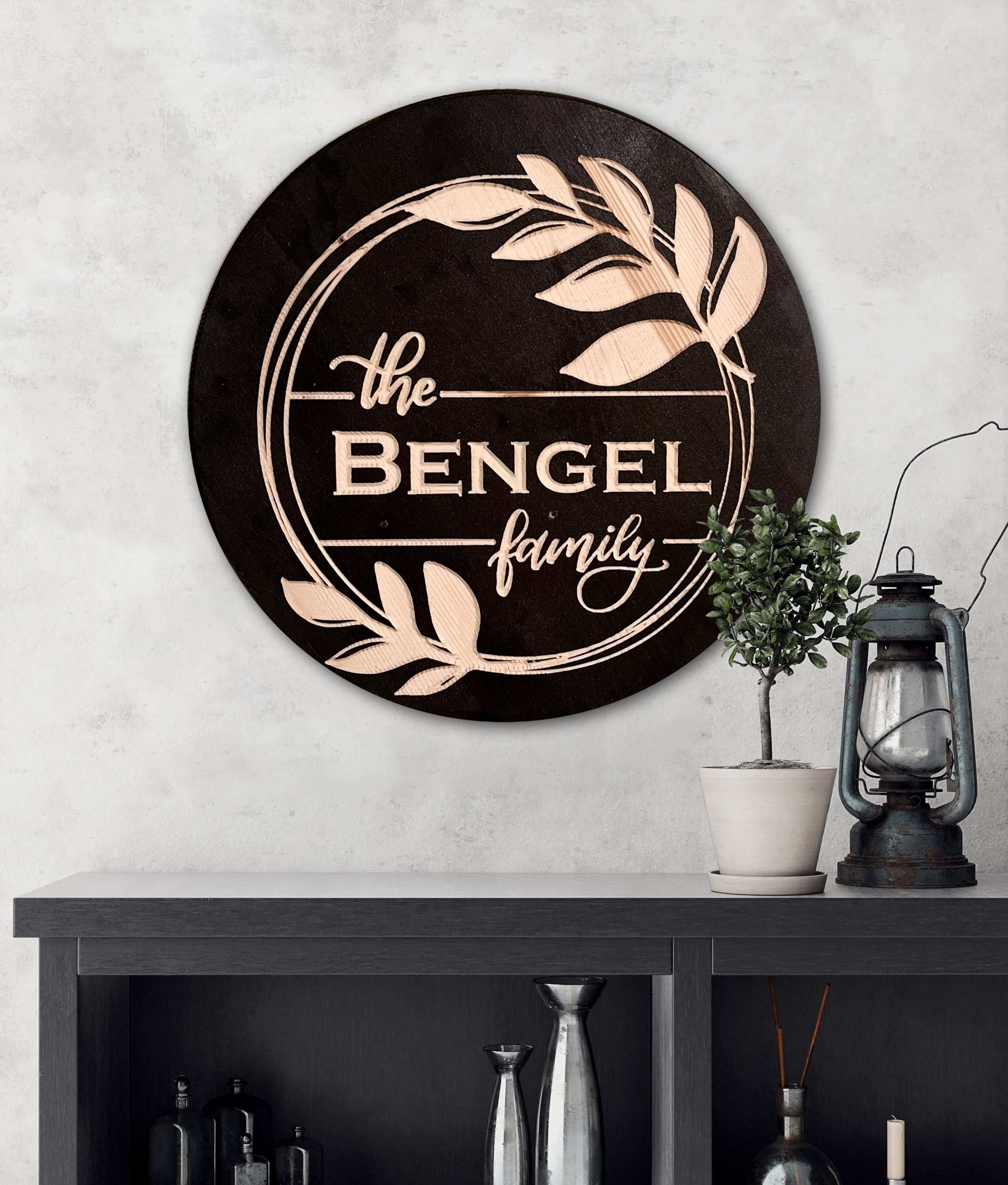 Family Sign - Carolina Wood Sign Co.