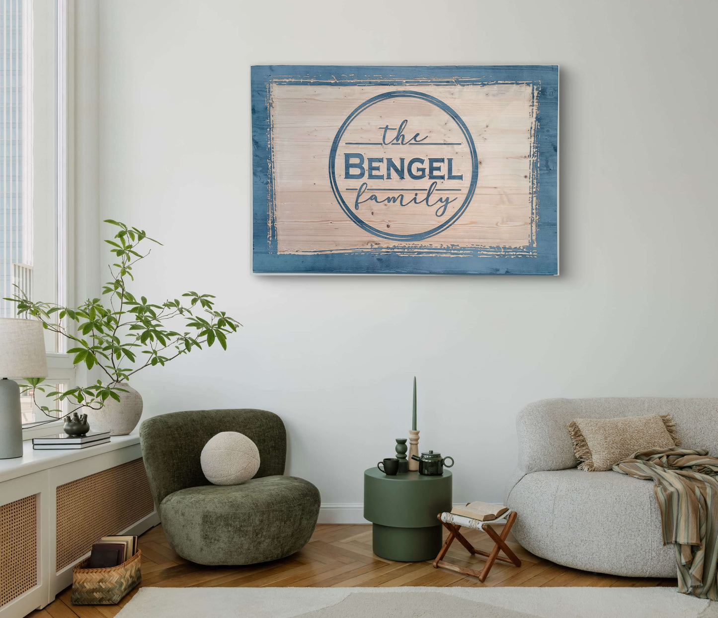 Rectangle Family Sign