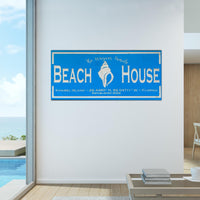 Custom Beach House Sign - Carolina Wood Sign Co.