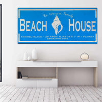 Custom Beach House Sign - Carolina Wood Sign Co.