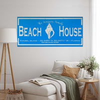 Custom Beach House Sign - Carolina Wood Sign Co.