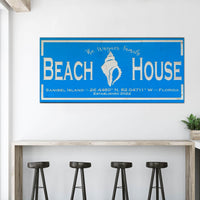 Custom Beach House Sign - Carolina Wood Sign Co.