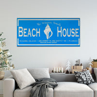 Custom Beach House Sign - Carolina Wood Sign Co.