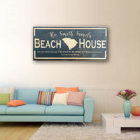 Custom Beach House Sign - Carolina Wood Sign Co.