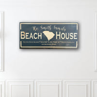 Custom Beach House Sign - Carolina Wood Sign Co.