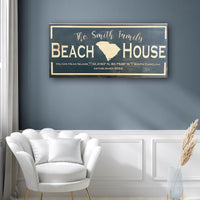Custom Beach House Sign - Carolina Wood Sign Co.