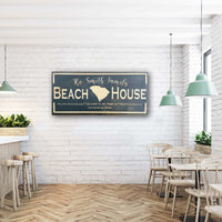 Custom Beach House Sign - Carolina Wood Sign Co.